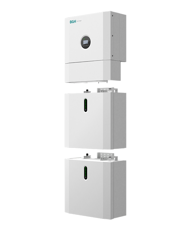 Kit Solar Hibrido Trifasico 10kw BGH Eco Smart - Imagen 2